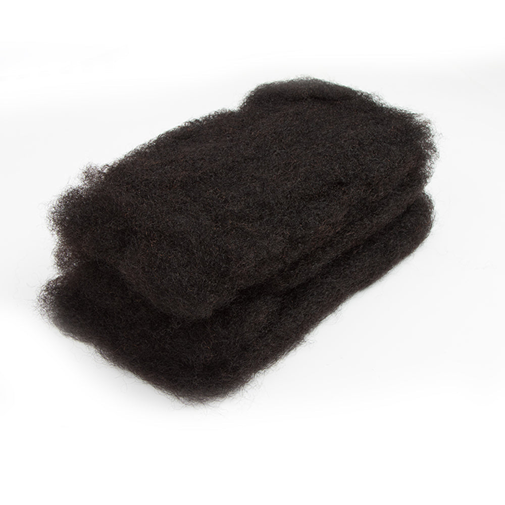 QVR Natural Black Afro kinky Bulk Hair Extensions For Braiding Dreadlock Human Hair