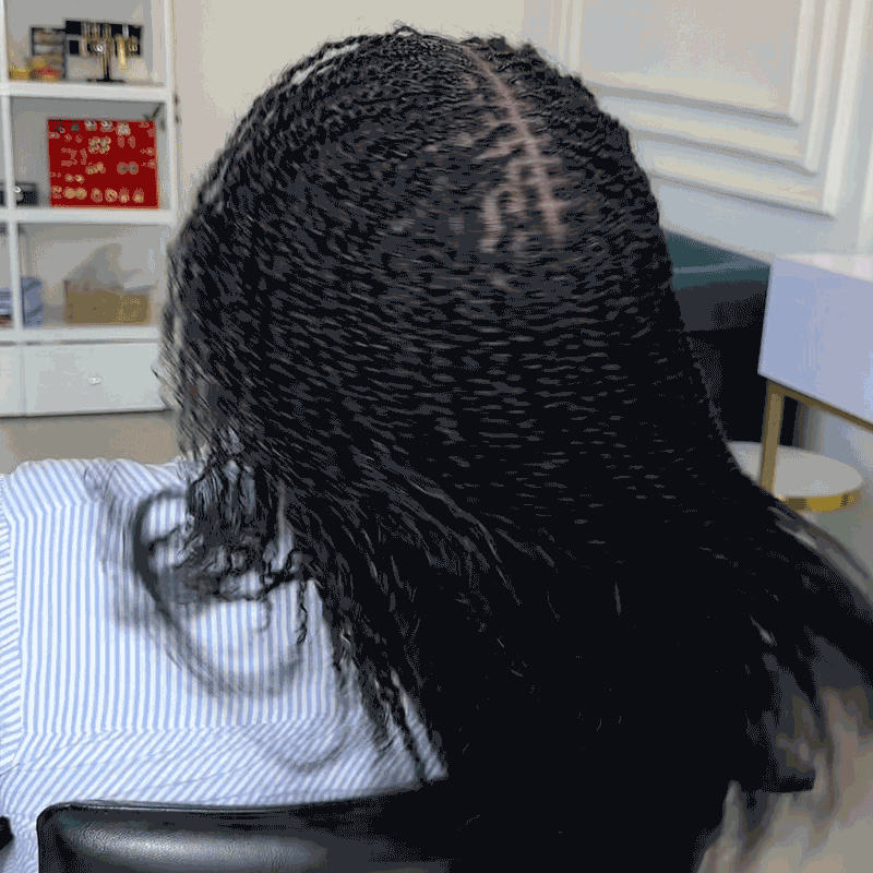 QVR Natural Black Afro kinky Bulk Hair Extensions For Braiding Dreadlock Human Hair