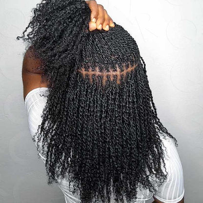 QVR Natural Black Afro kinky Bulk Hair Extensions For Braiding Dreadlock Human Hair